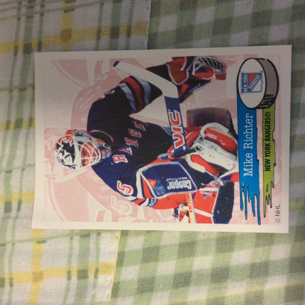 10 for $20 Mike Richter New York Rangers NHL Panini Hockey Sticker 1995-1996